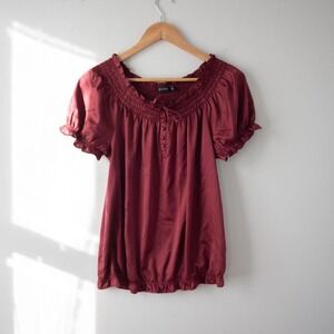 Y2K The Limited Satin Top